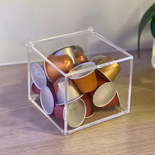 Porta Cápsula Nespresso 3 Corações Dolce Gusto Nescafé em Acrílico Transparente (3mm) - Image 2