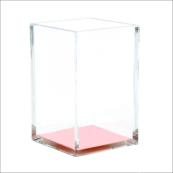 Porta objetos em Acrílico Transparente com Base Espelhada - Image 8
