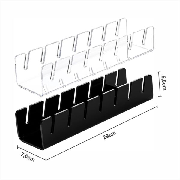 Suporte Organizador de Bonés em Acrílico Preto 3mm - Image 3