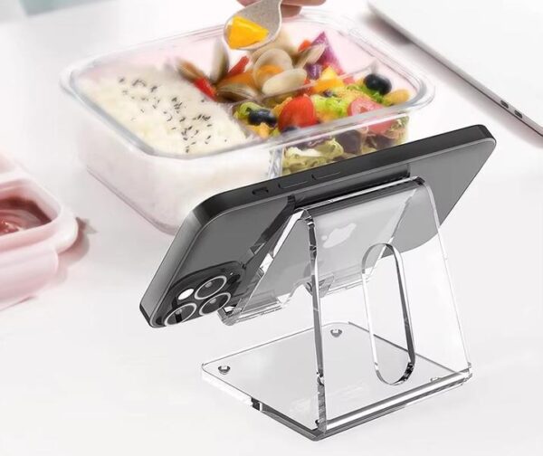 Suporte Celular Ergonômico Acrílico Cristal - Image 6